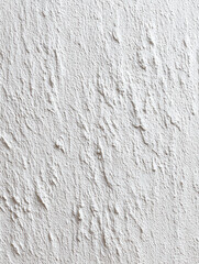 Aufkleber - White textured plaster wall surface with rough uneven pattern and natural light creating soft shadows for clean background