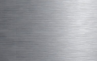 Poster - Brushed Metal Texture, A Sleek Surface. Modern Design Material. Shiny, Gray Metal Background. Durable Material.