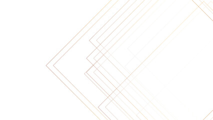Poster - Abstract minimalist background with overlapping geometric squares with golden lines. Aesthetic is clean, delicate, airy, and sophisticated. light beige, peach, faint layered appearance.