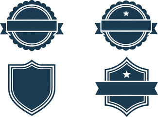 Poster - Download premium badge vector design templates collection for free logo emblem illustration set design editable stock vector illustration