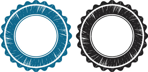 Poster - Blue and black grunge seal vector illustration for graphic design and web design elements editable stock vector illustration