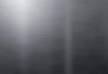 Aufkleber - Metallic Gradient Texture, Dark To Light Gray Surface, Brushed Effect Design, Horizontal Lines Background. Modern And Clean, Subtle Light Reflection, Perfect For Backgrounds. The Image Provides Depth