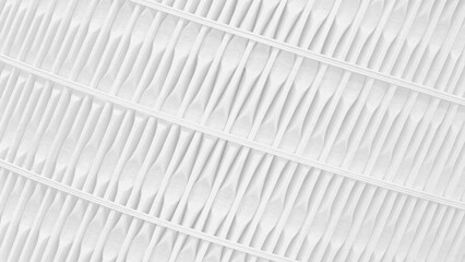Aufkleber - A white background with a pattern of white lines. lines are curved and intersecting. image has a clean and minimalist feel to it