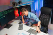 © Kritdanai - Stressed Woman Working Late on Computer