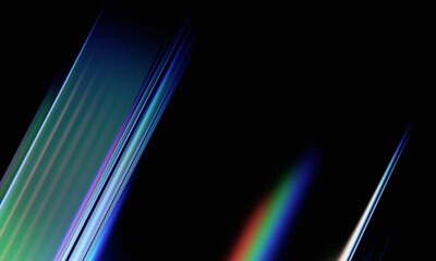Leinwandbilder - Abstract 3d render, minimalist geometric design