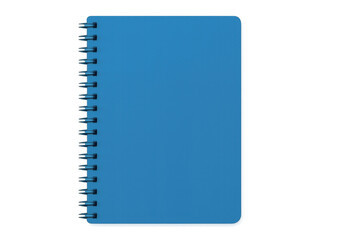 Aufkleber - Spiral-bound light blue notebook lying flat, highlighting clean design for professional workspace or academic settings