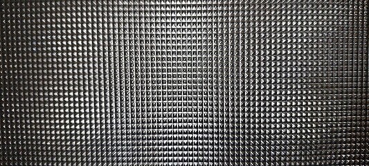 Poster - Cut Glass Texture Highlights Intricate Patterns in Modern Design Elements