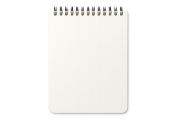 Aufkleber - Realistic closed vertical blank notepad with spiral binder isolated on transparent background, perfect for showcasing your design