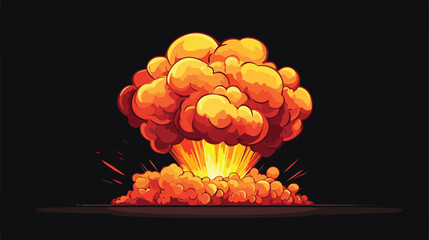 Wall Mural - vibrant explosion pop art style icon vector illustration