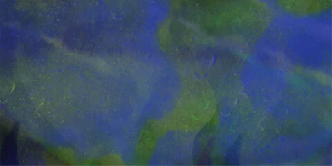 Wall Mural - A serene aquatic visualization depicting watery depths and submerged landscape in tranquil blues and greens with textured artistic strokes