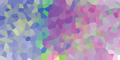 Aufkleber - Colorful abstract mosaic geometric design with shades of blue purple green and pink for decorative backgrounds and digital artwork