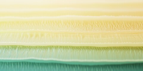 Poster - a gradient from mint green to soft yellow, where subtle colors blend smoothly into a peaceful abstract pattern.