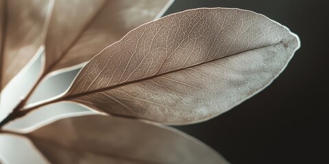 Poster - Macro shot of low-contrast gradients featuring subtle shading and soft edges, ideal for elegant minimalist backgrounds.