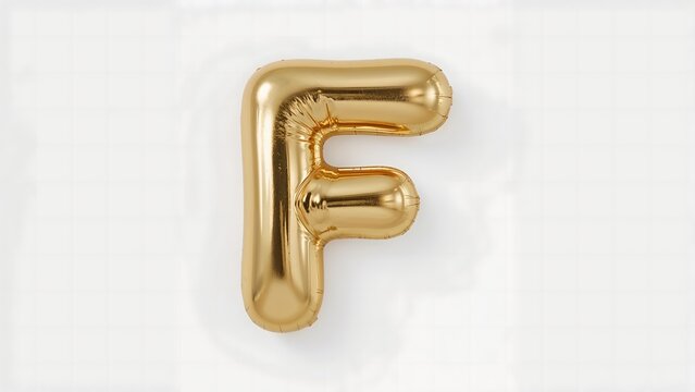 Celebration and Party Decoration: Letter F

