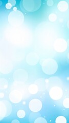 Poster - Bright blue bokeh background for creative designs digital art abstract environment soft focus perspective tranquil concept