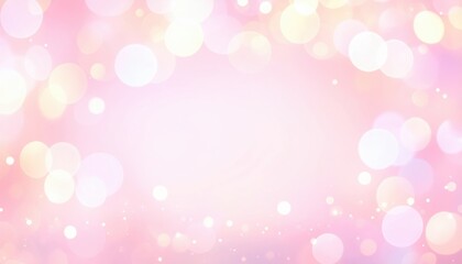Poster - Celebratory event background soft pink bokeh digital art vibrant atmosphere abstract view festive concept