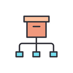 Poster - Hierarchical Data Structure Representing Data Connections On Transparent
