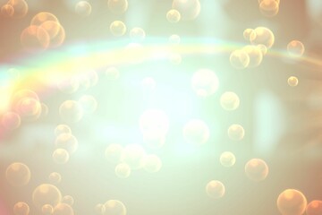 Poster - Light dots abstract design