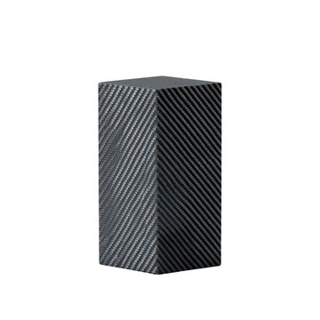 Dark gray, rectangular, textured block (1)