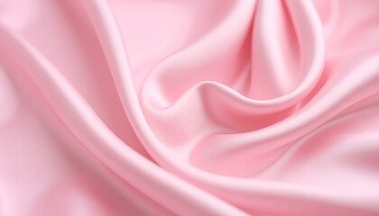 Poster - pink satin silk fabric background