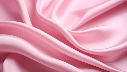 Poster - pink satin silk fabric background