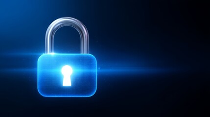 Poster - Robust lock secures valuable assets, enhanced protection in a discreet setting