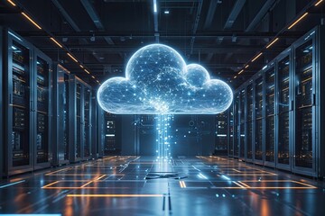 Poster - Cloud Computing Revolution: Bridging Connectivity and Cyber Technology Concepts with Abstract Cloud Interactions