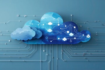 Poster - Integrated Cloud Systems: Abstract Motifs of Connectivity on a Gentle Blue Backdrop