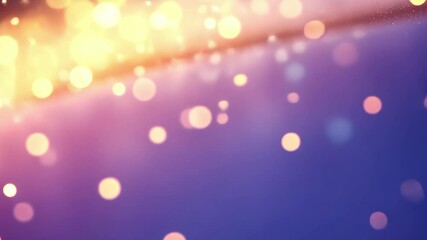 Poster - shimmering blue bokeh motion background creating a dreamy atmosphere, shimmering bokeh blue motion b