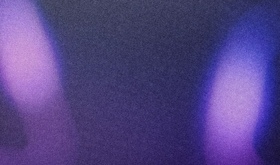 Fototapete - Deep Purple and Navy Gradient with Subtle Grain Texture and Smooth Blending, Grainy gradients style, vintage noise, abstract background