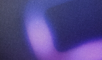 Fototapete - Deep Purple and Navy Gradient with Subtle Grain Texture and Smooth Blending, Grainy gradients style, vintage noise, abstract background