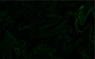 Poster - Abstract dark green liquid marble background. Elegant wavy  Liquify Pattern. Silk and backdrop, soft and smooth swirl backdrop. Luxury cloth silky pattern shiny elegant.
