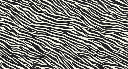 Poster - Stylish and striking zebra pattern background for contemporary designs and prints