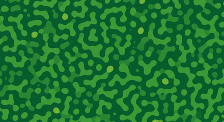 Poster - Abstract green gradient background with organic shapes and fluid pattern design