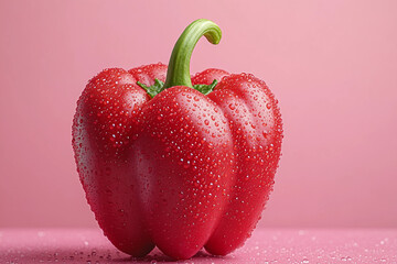 Poster - Ai generated beautiful modern photography with creative design, demonstrate red pepper