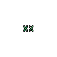 Poster - Green crosses symbols indicate failures visually on white backdrop background representation