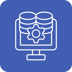 Wall Mural - Hosting services Icon