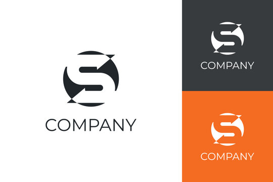 New S letter logo template