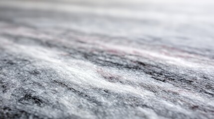 Poster - Closeup of smooth gray stone surface with white veins highlighted by soft lighting, natural textures, minimalist background.