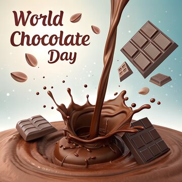 world chocolate day unique design