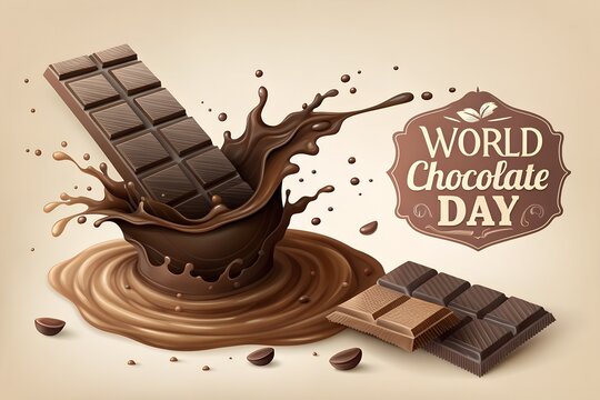 world chocolate day unique design