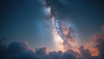 Aufkleber - Vast Milky Way galaxy shining over serene night sky