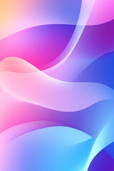 Wall Mural - abstract wavy background. fluid. flat style. orange, blue and purple gradient. waves with translucen
