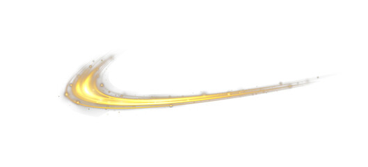 Wall Mural - gold curved light line, spiral rope twirl, shiny golden ribbon effect, smooth glow swirl, isolated l