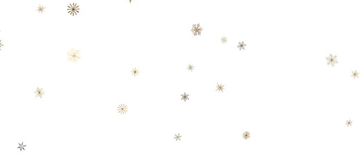 Aufkleber - Festive Snowstorm: Magnificent 3D Illustration Showcasing Falling Christmas Snowflakes