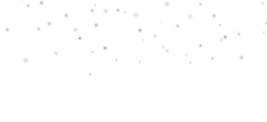 Poster - Festive Snowstorm: Magnificent 3D Illustration Showcasing Falling Christmas Snowflakes