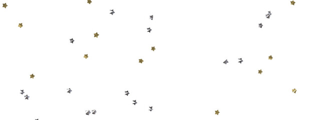 Poster - Descendant Christmas Constellations: Mind-Blowing 3D Illustration of Falling Festive Star Patterns