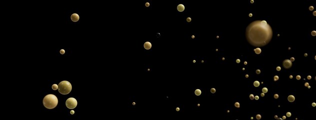 Poster - Beautiful stock photo of glowing spheres, perfect for design projects needing a luxurious, elegant feel.