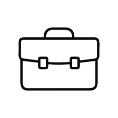 Poster - Briefcase icon vector illustration business portfolio bag office case document symbol work
