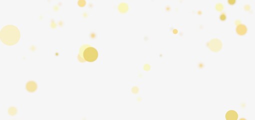Poster - Soft, light gold circles on white. Perfect for elegant designs, presentations, and websites.